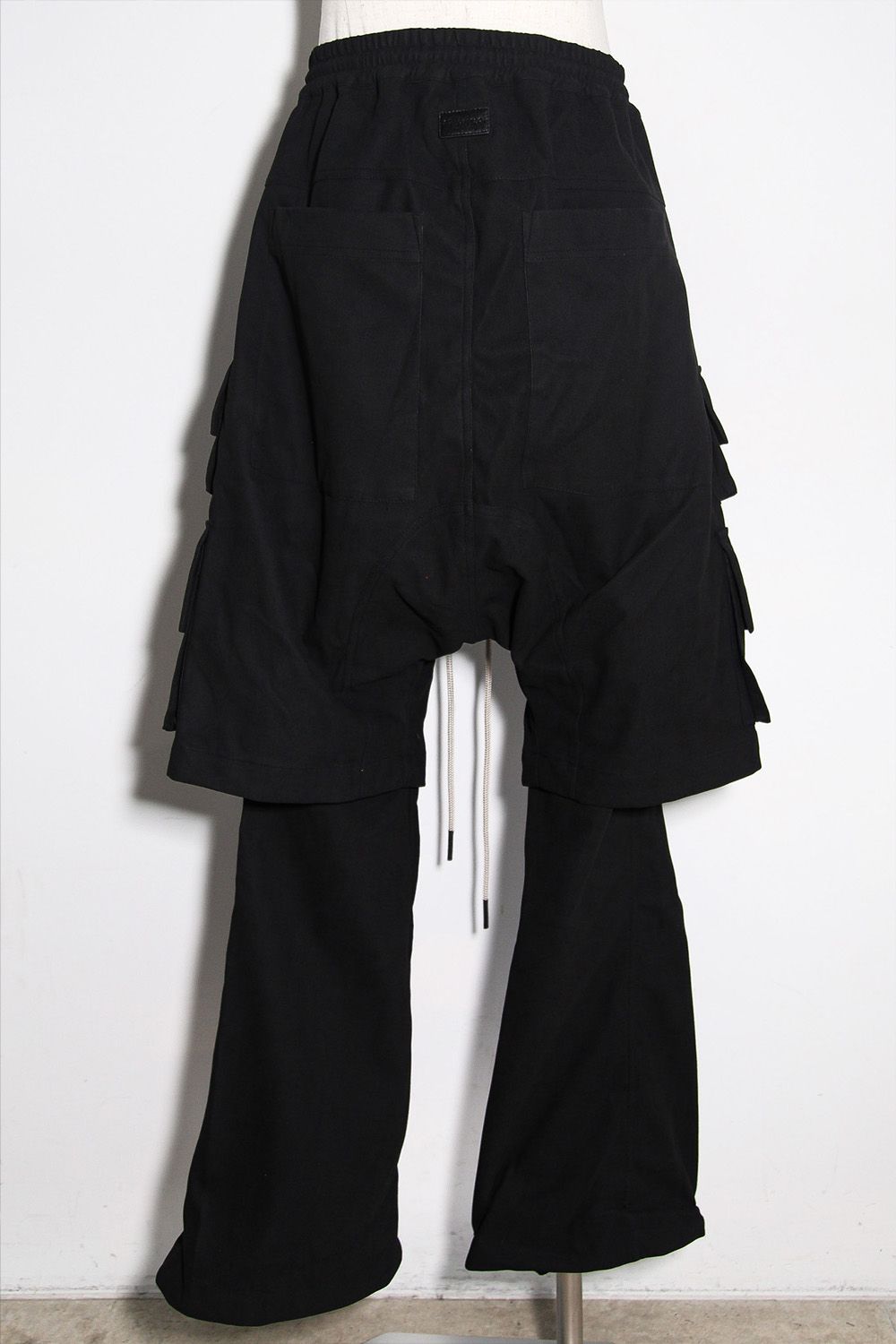 レイヤードブーツカットパンツ / LAYEDER BOOTS CUT / ブラック / ag-12009