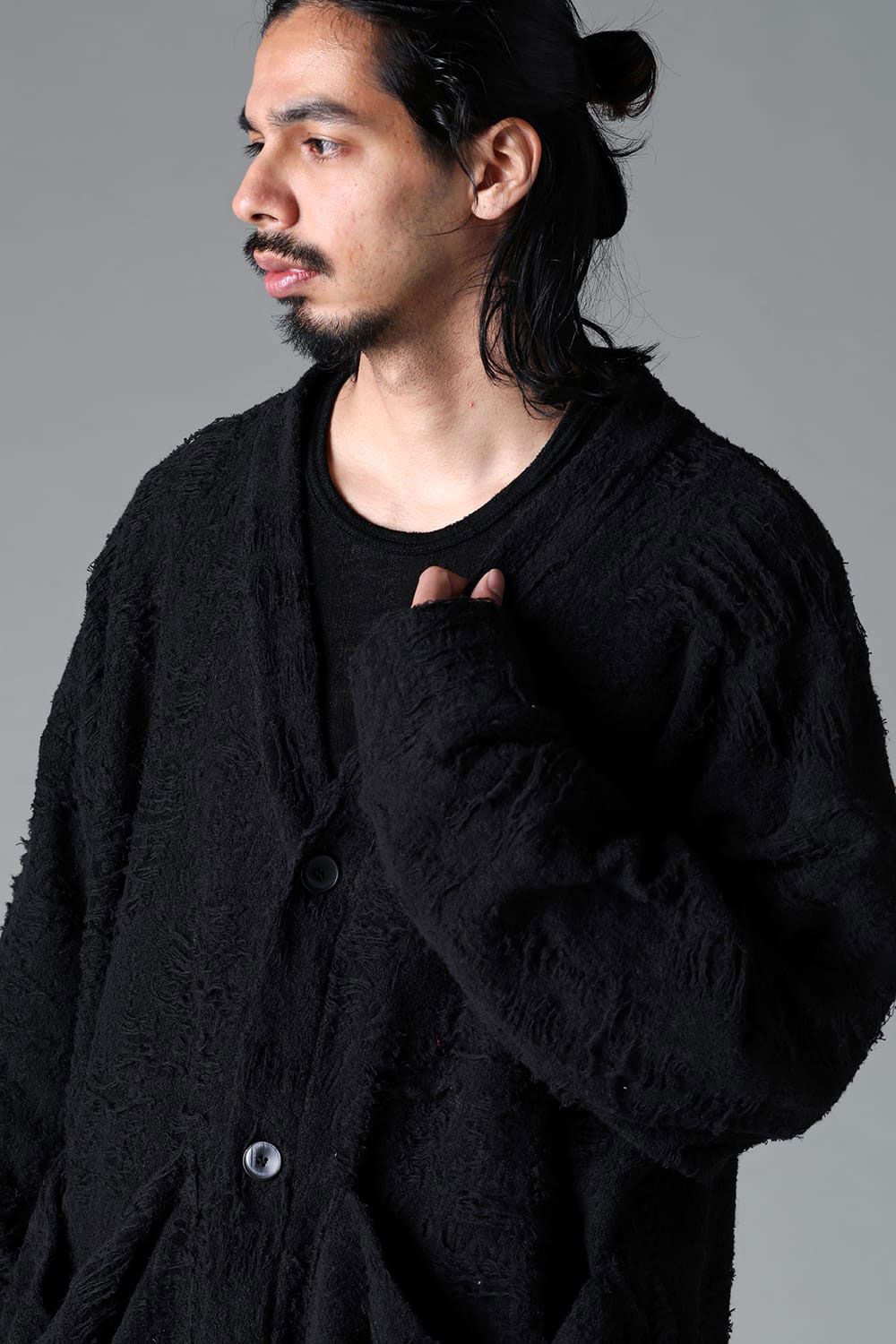 ジャンボカーディガン / JUMBO CARDIGAN / ブラック / ag-12089-1