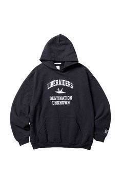 COLLEGE LOGO HOODIE / ブラック