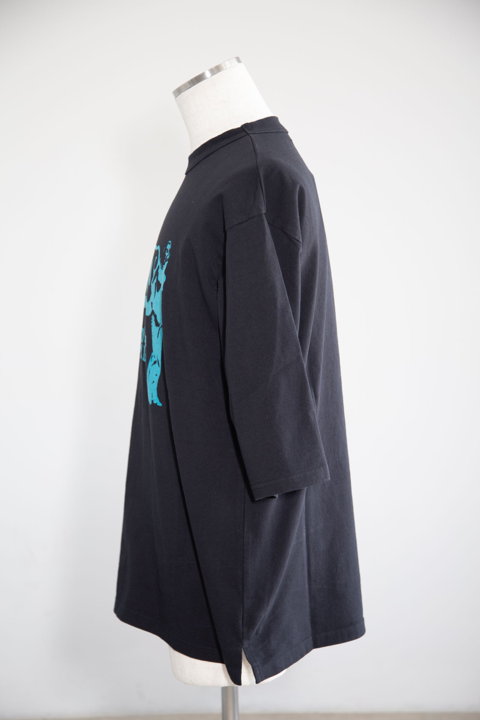 GOOD DAY 五分袖Tシャツ / ブラック