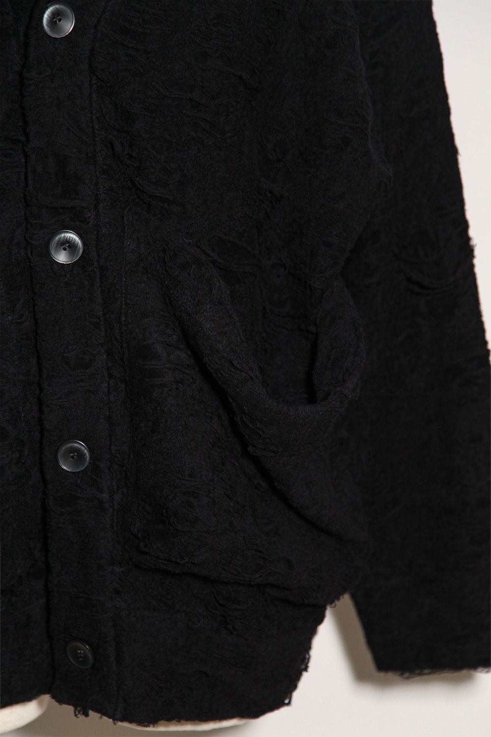 ジャンボカーディガン / JUMBO CARDIGAN / ブラック / ag-12089-1