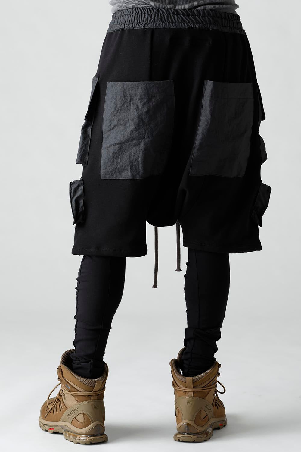 Cargo Sarouel Bomber Heat Shorts / ブラック