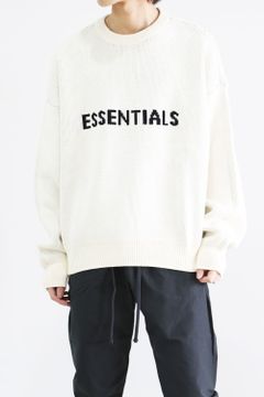LOGO KNIT / クリーム