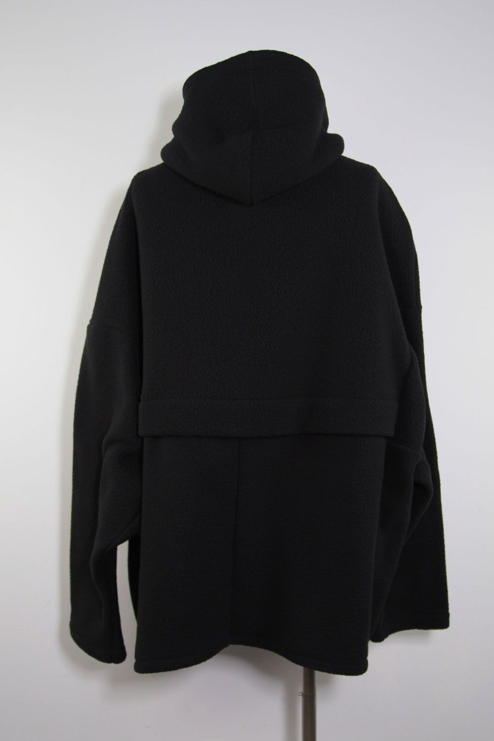 フリースドルマンジップパーカー / Fleece Dolman Hoodie / ブラック