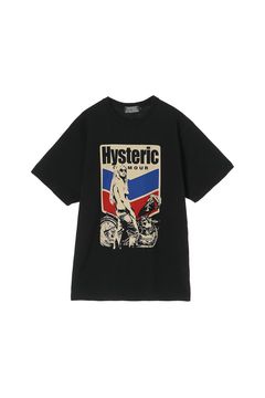 MOTORCYCLE GIRL Tシャツ / ブラック