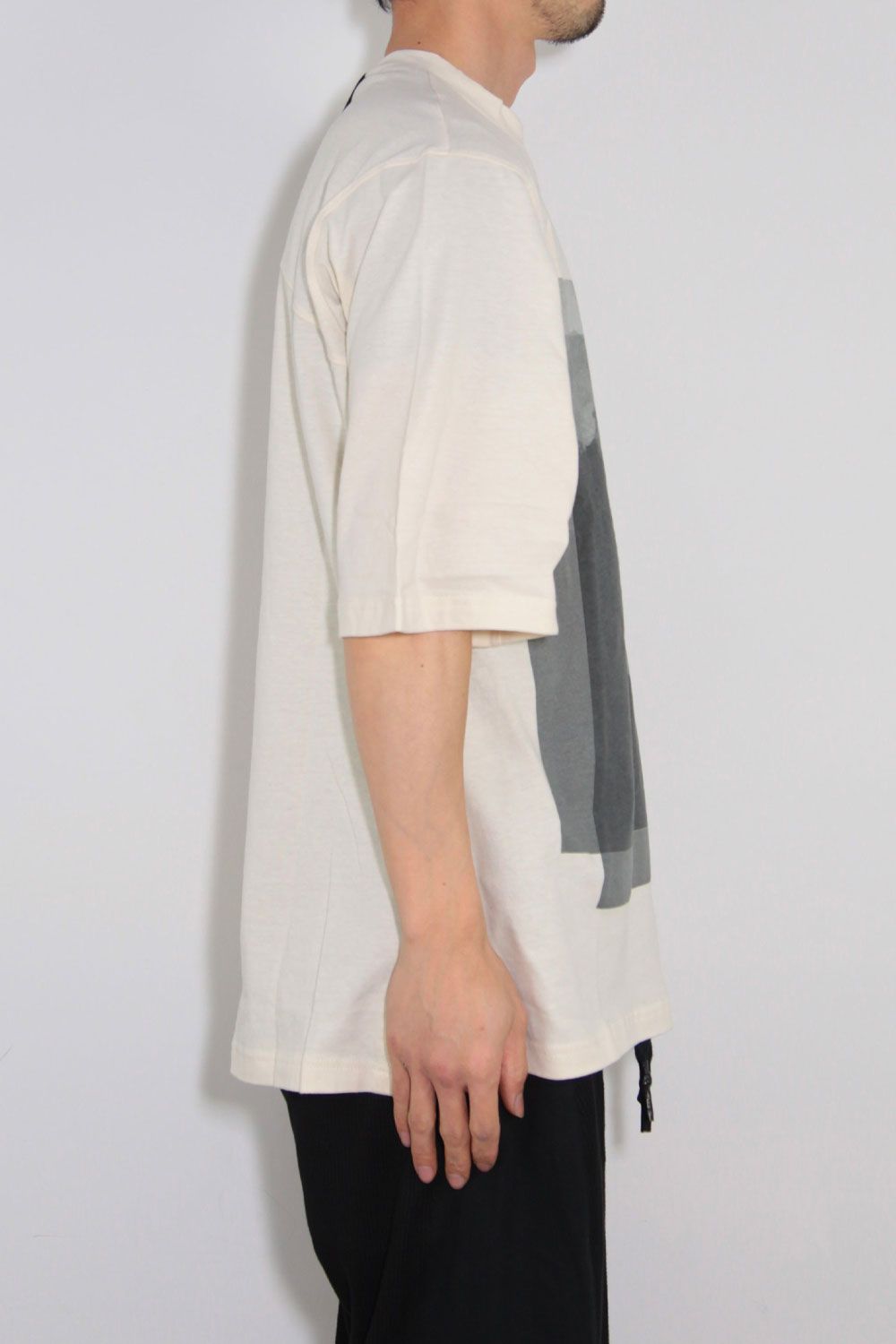 T-SHIRT 123-102 / リラックスフィットクルーネックTee / クリーム