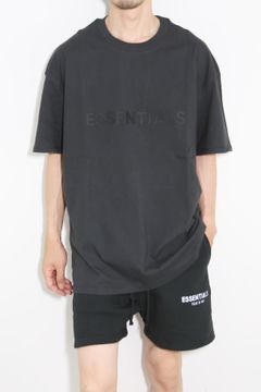 FRONT LOGO S/S TEE / ブラック