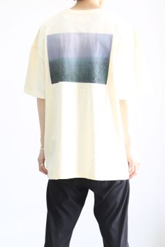 BOXY PHOTO S/S TEE / クリーム