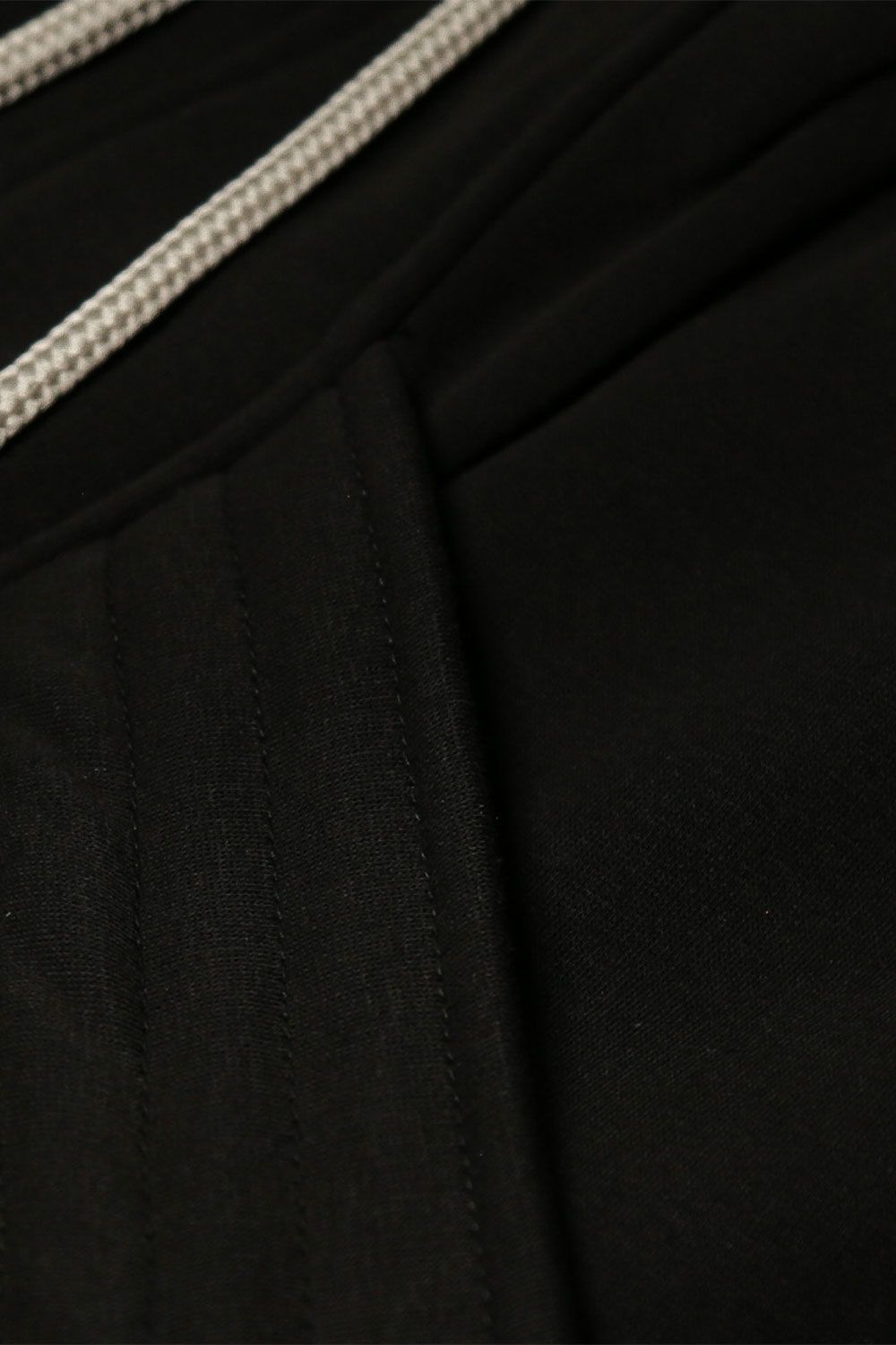 ボンバーヒートベルトカーゴサルエルスウェットパンツ / Bomber Heat Belt Cargo Sarouel Pants / ブラック / ag-10059