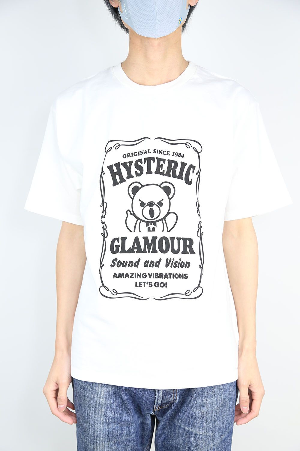 HYSTERIC GLAMOUR - BEAR LABEL Tシャツ / ホワイト