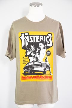 [ラスト1点 サイズM] HYSTERIC MOVIE Tシャツ / カーキ