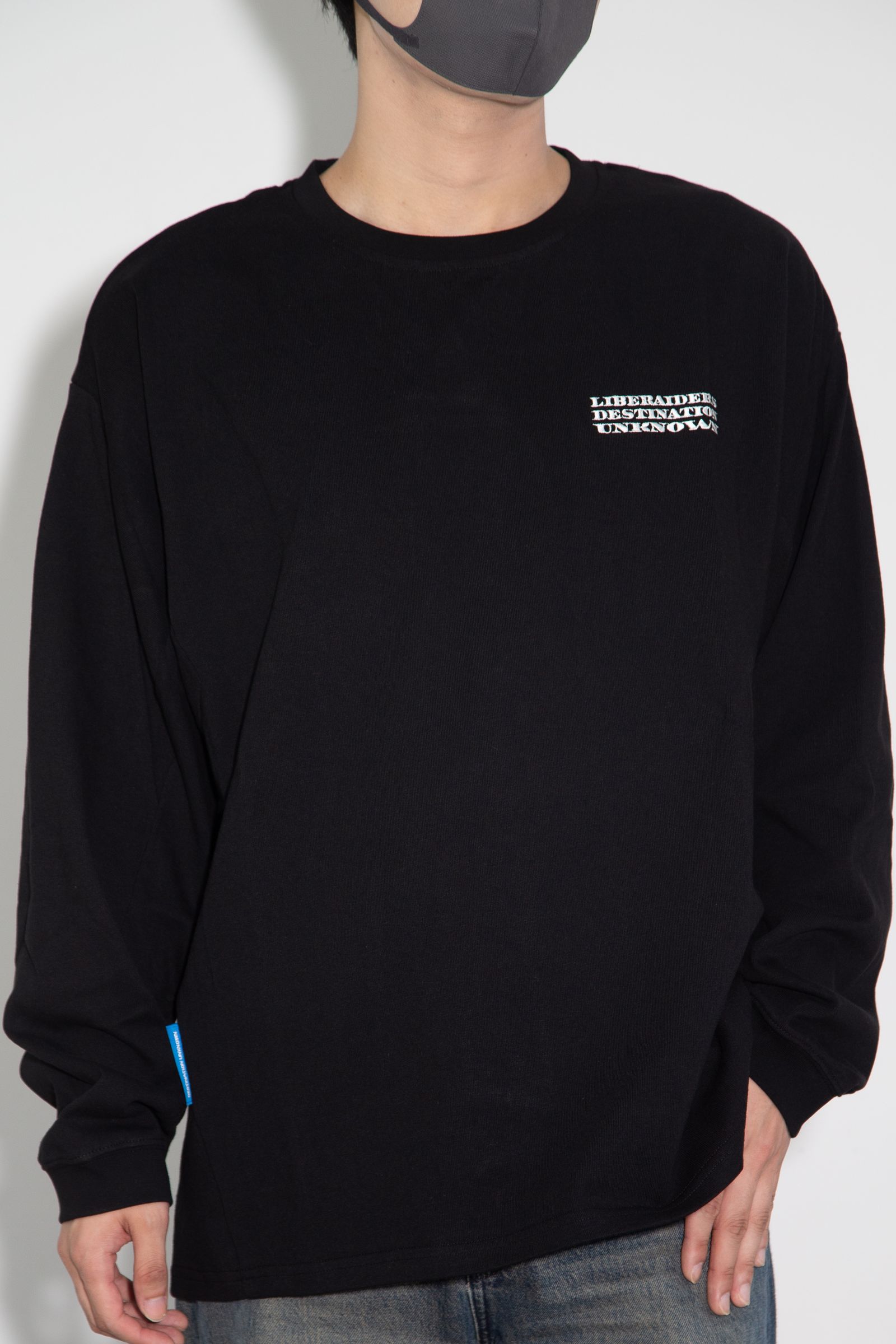 3D CUT L/S TEE / ブラック