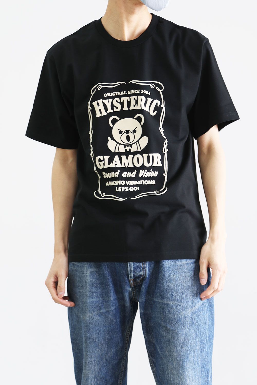 HYSTERIC GLAMOUR - BEAR LABEL Tシャツ / ブラック | Tempt