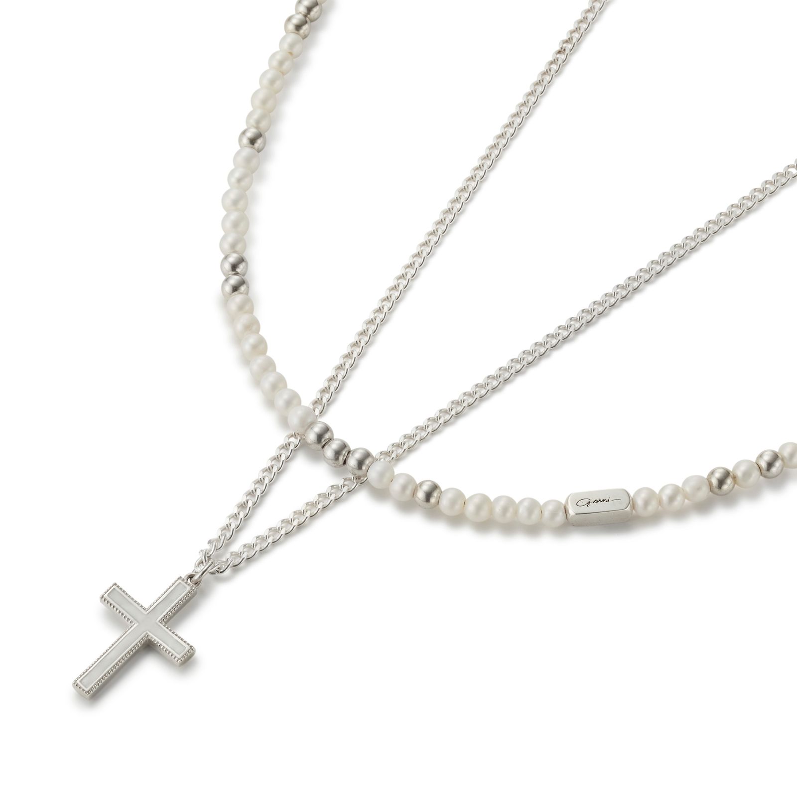 GARNI クロスモチーフ ネックレス‪☆ GARNI - クロスモチーフ ネックレス / Denova G.C Pendant