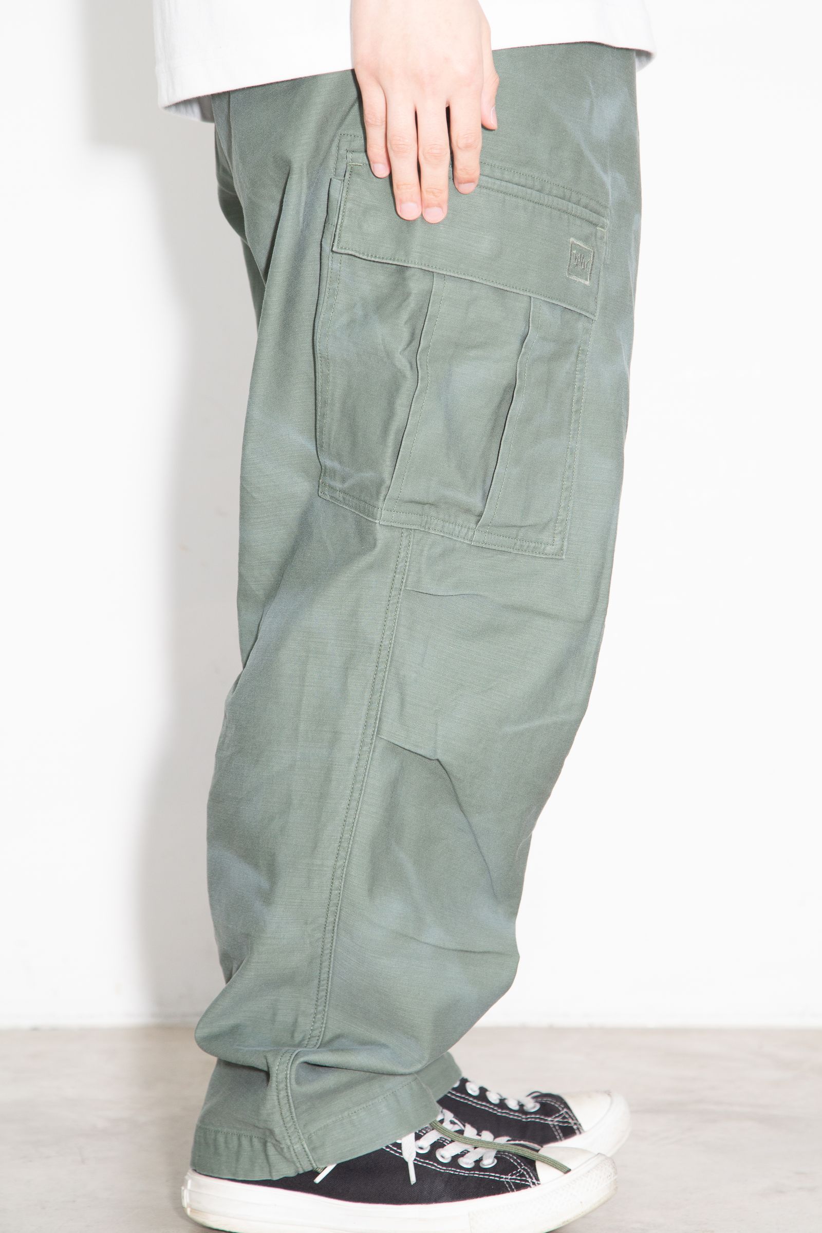 6-POCKET ARMY BAGGY PANTS / オリーブ