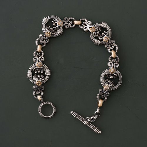 Byzantine flower bracelet（Diamond）/ GB032