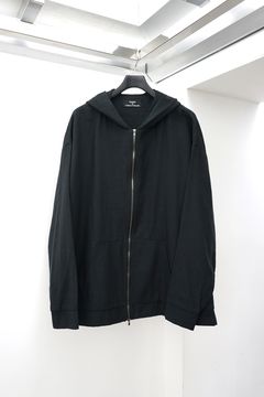 oversizedwovenZip-UpHoodie