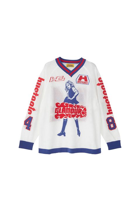 HYSTERIC84ジャカードメッシュ プルオーバー / ホワイト