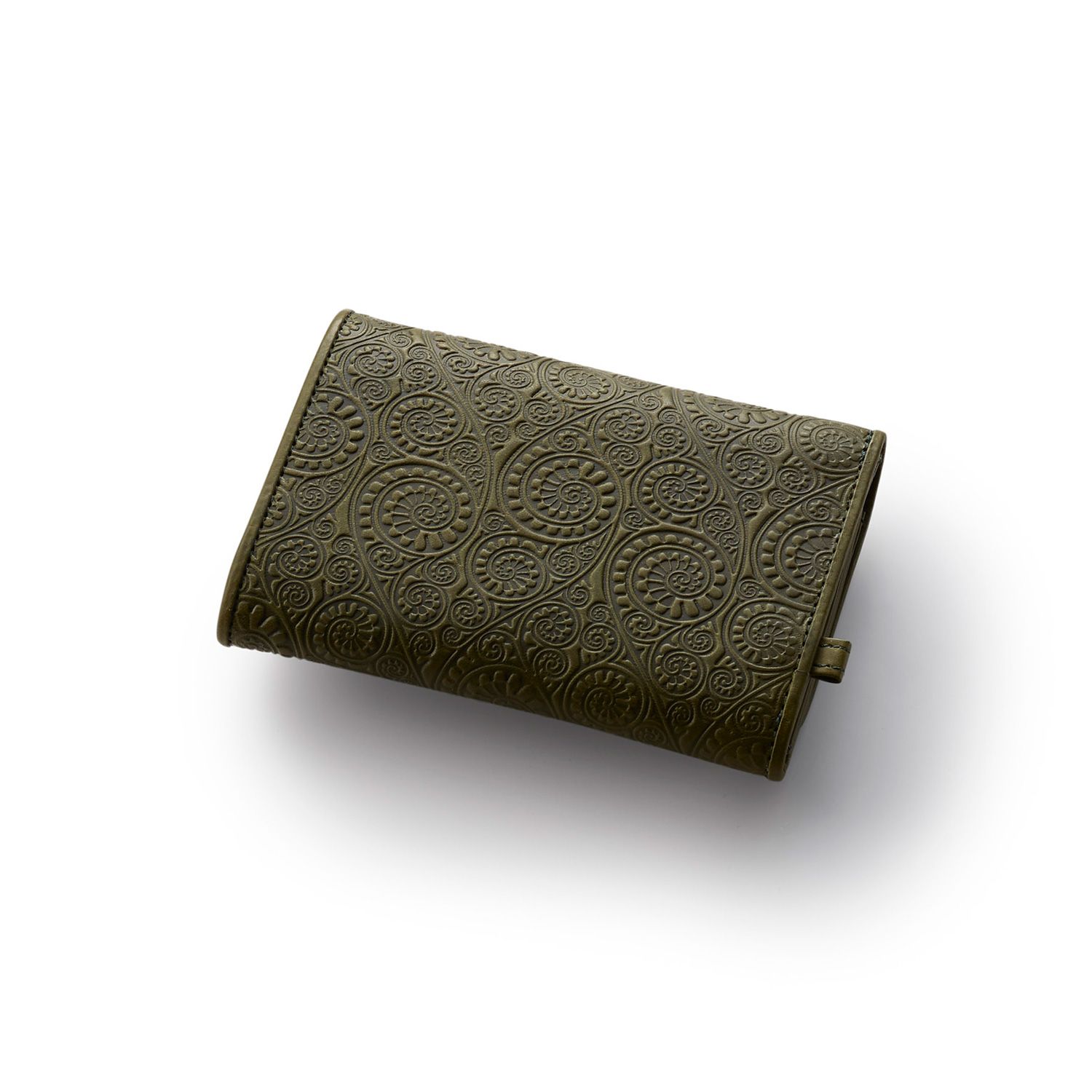 GARNI - Vine Pattern Three Fold Wallet / カーキ | Tempt