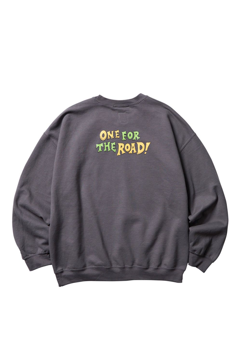 ONE FOR THE ROAD CREWNECK / チャコール