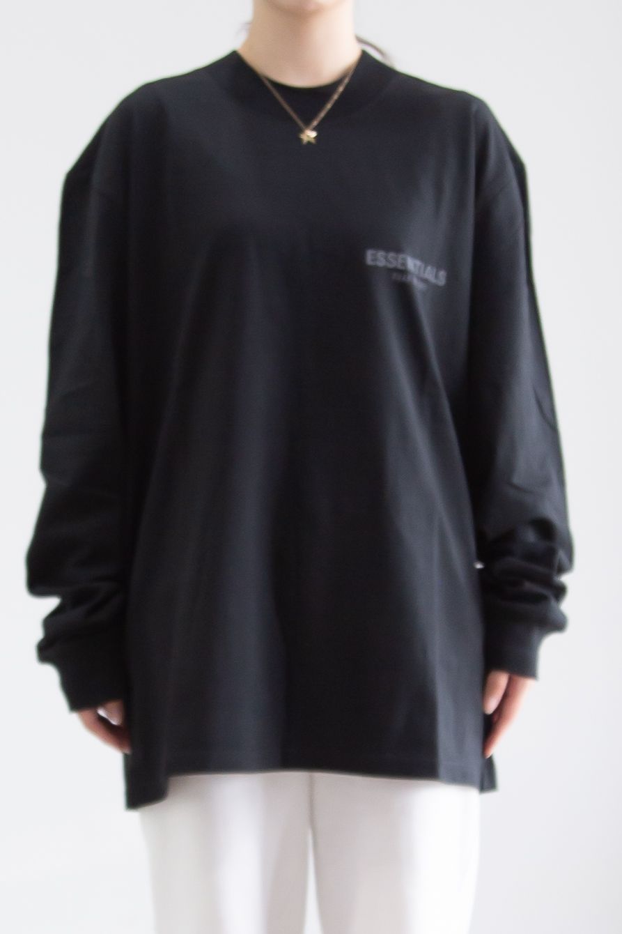 21FW 1POINT LOGO LS TEE / ブラック