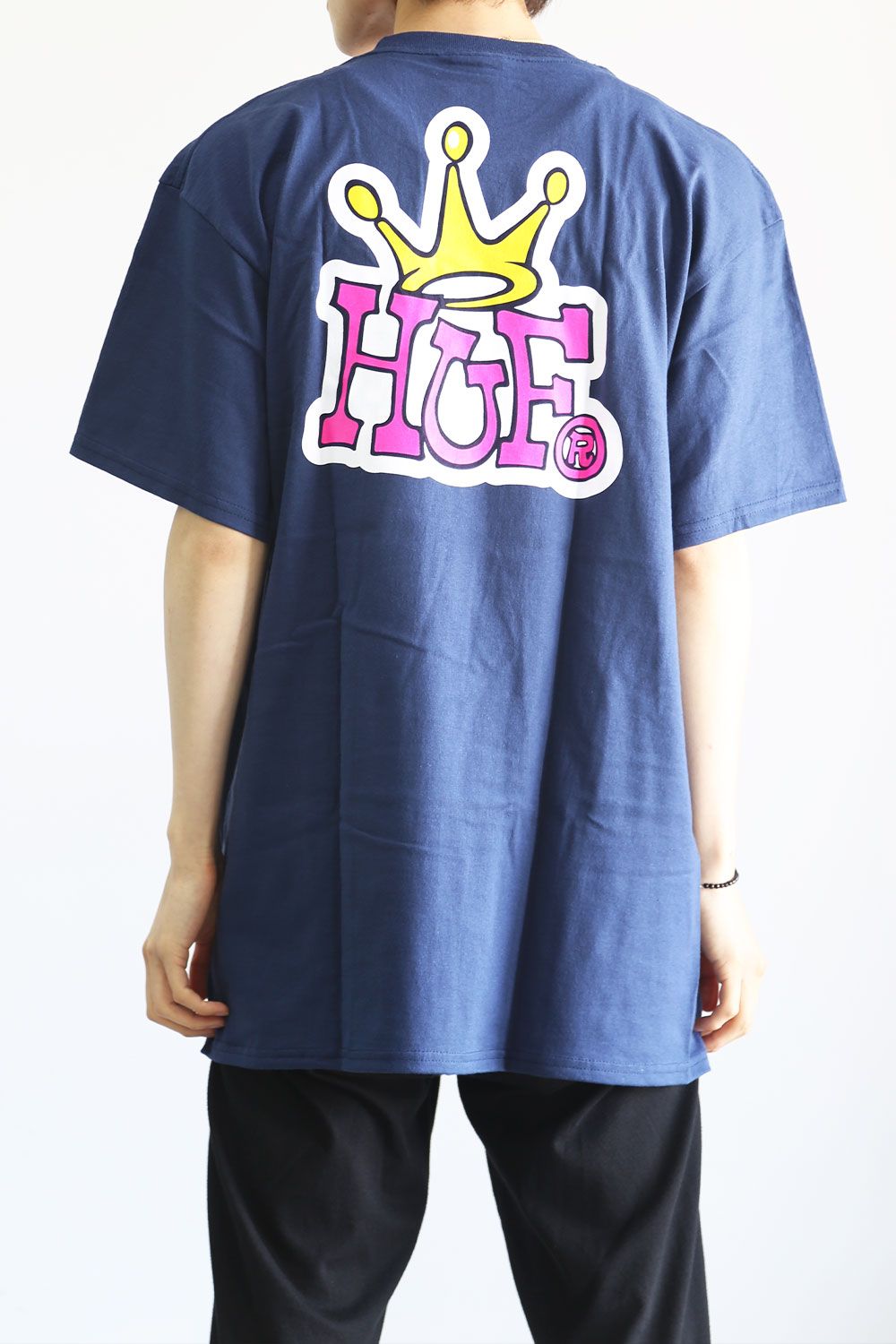 HUF - HUF CROWN LOGO S/S TEE / ネイビー | Tempt