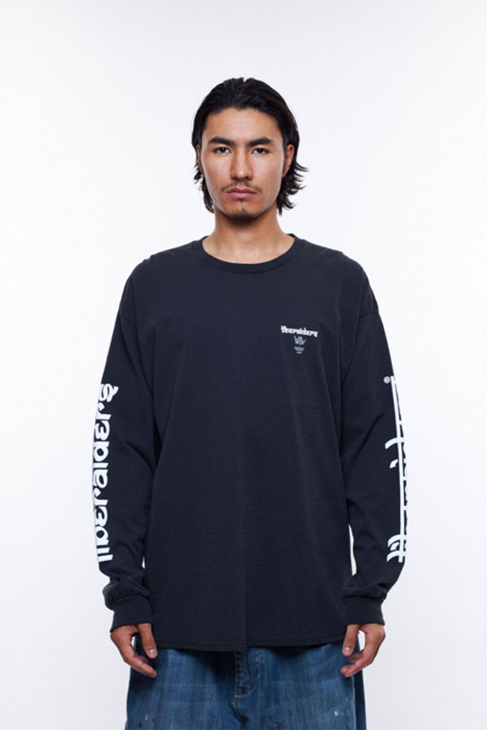 LR LOGO L/S TEE / ブラック