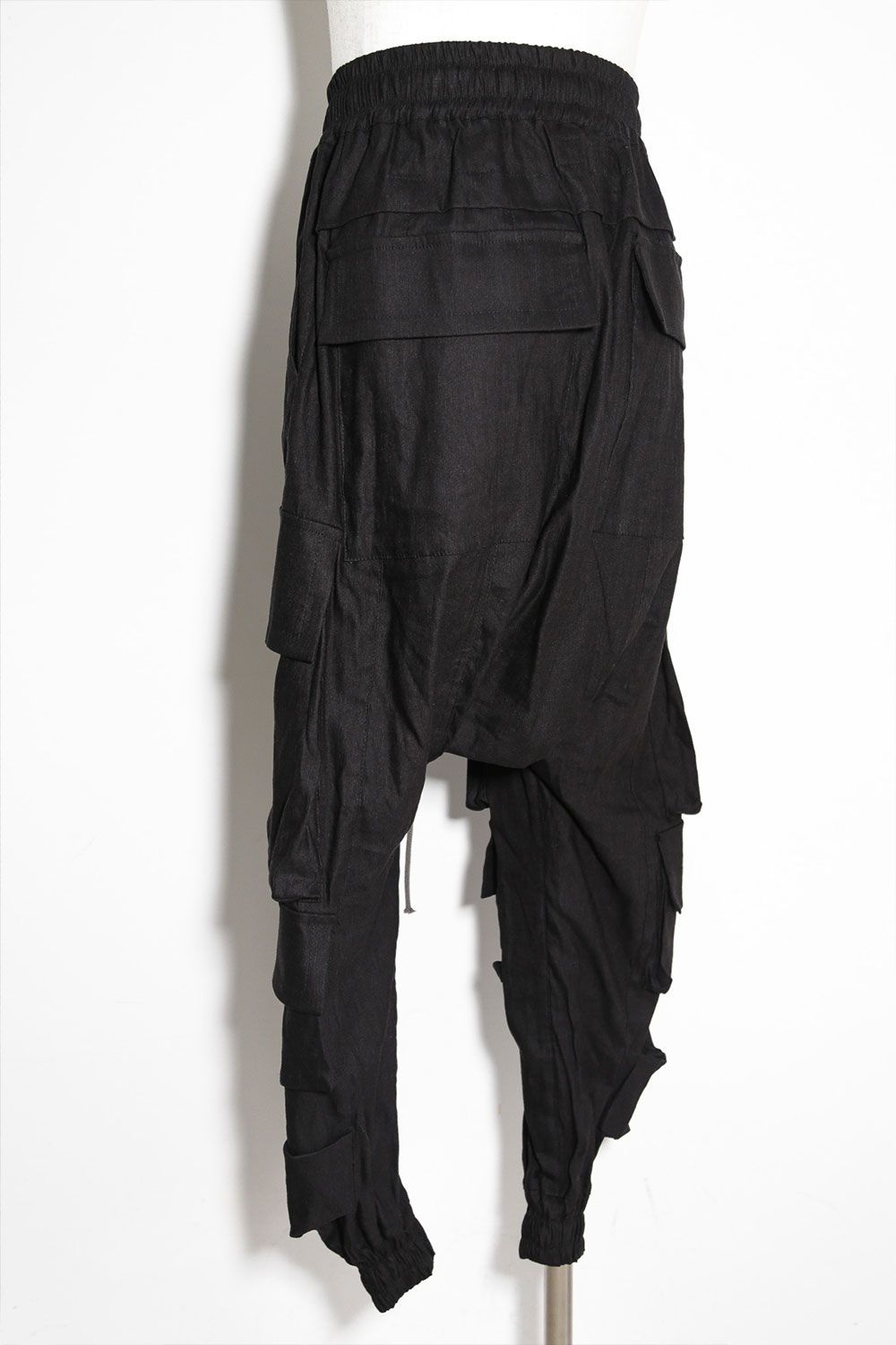 ミリタリーサルエルパンツ / Military Sarouel Long Pants / ブラック / ag-9067