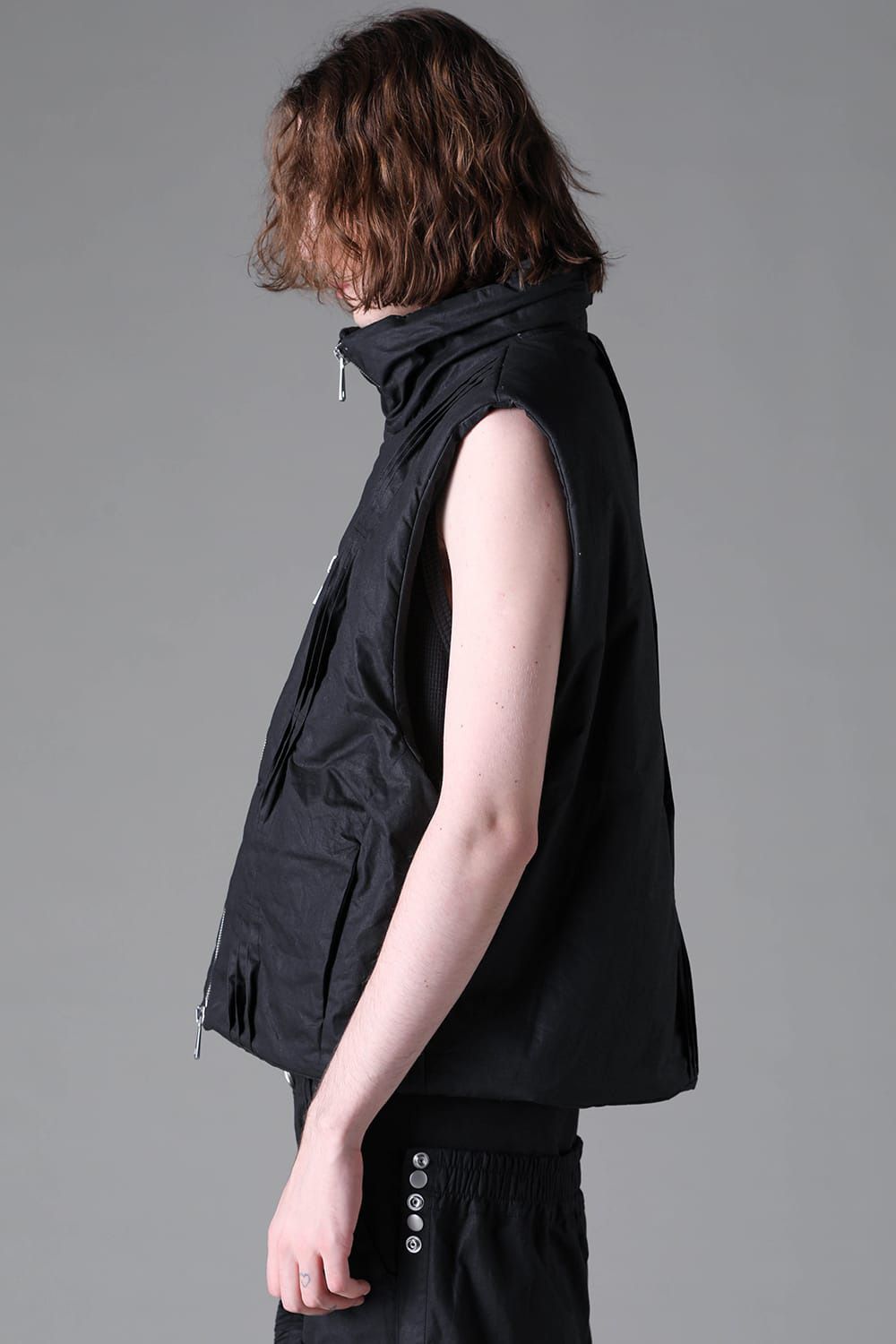 Padded High-Neck Vest