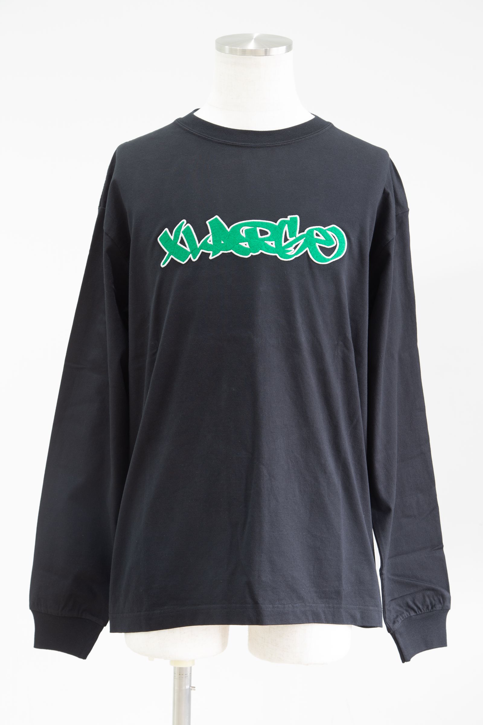 [ラスト1点 サイズXL] XL TAGGING L/S TEE / ブラック