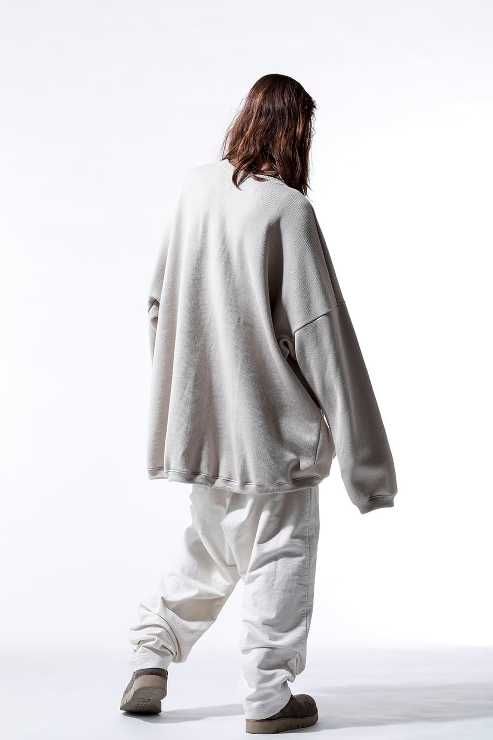 オーバーサイズニットプルオーバー / Over Sized Knit Pullover / アイボリー