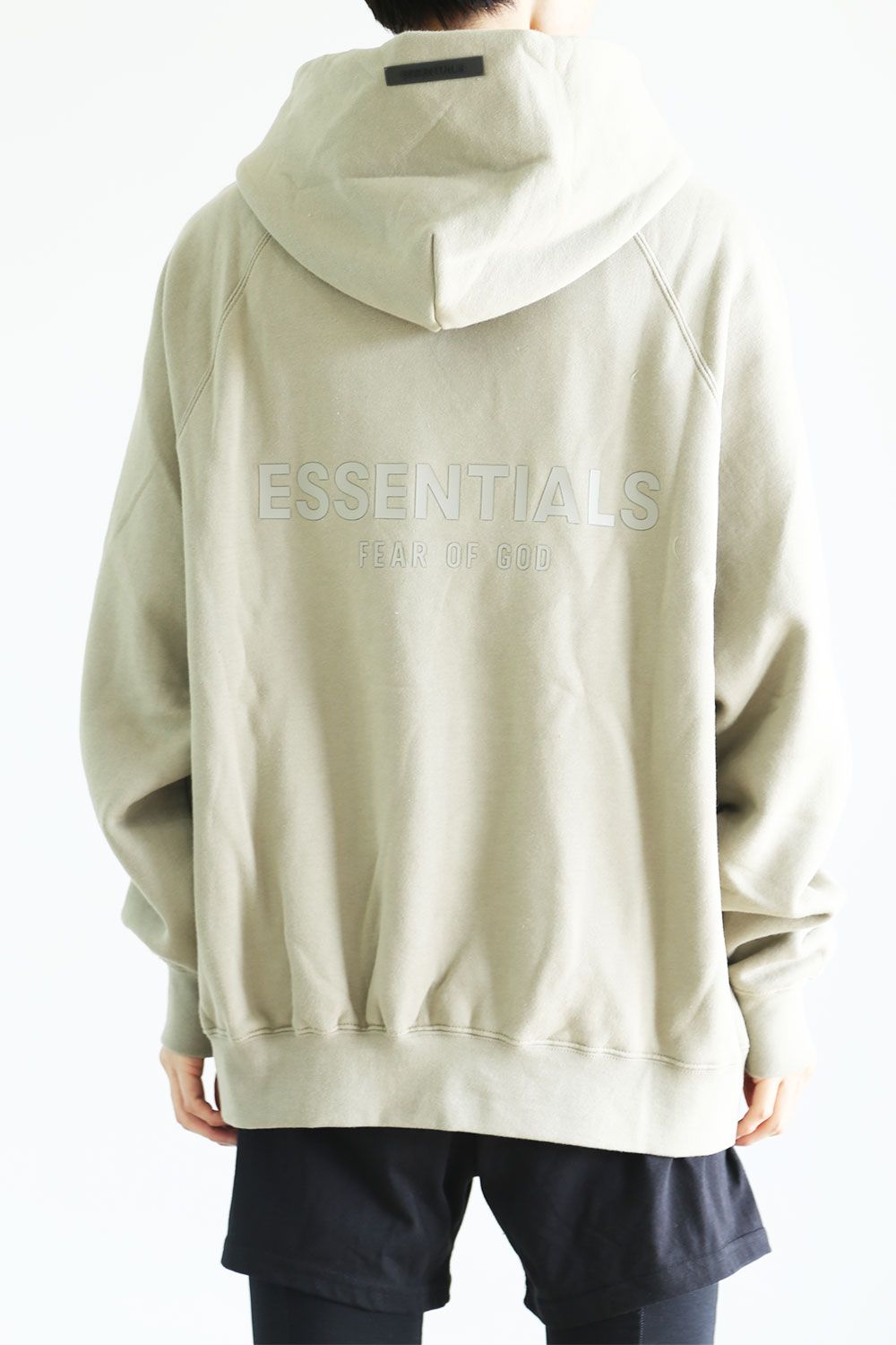 FOG ESSENTIALS - 21SS BACK LOGO HOODIE (RUBBER) / クリーム | Tempt