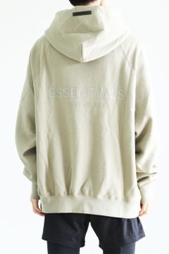 21SS BACK LOGO HOODIE (RUBBER) / モス