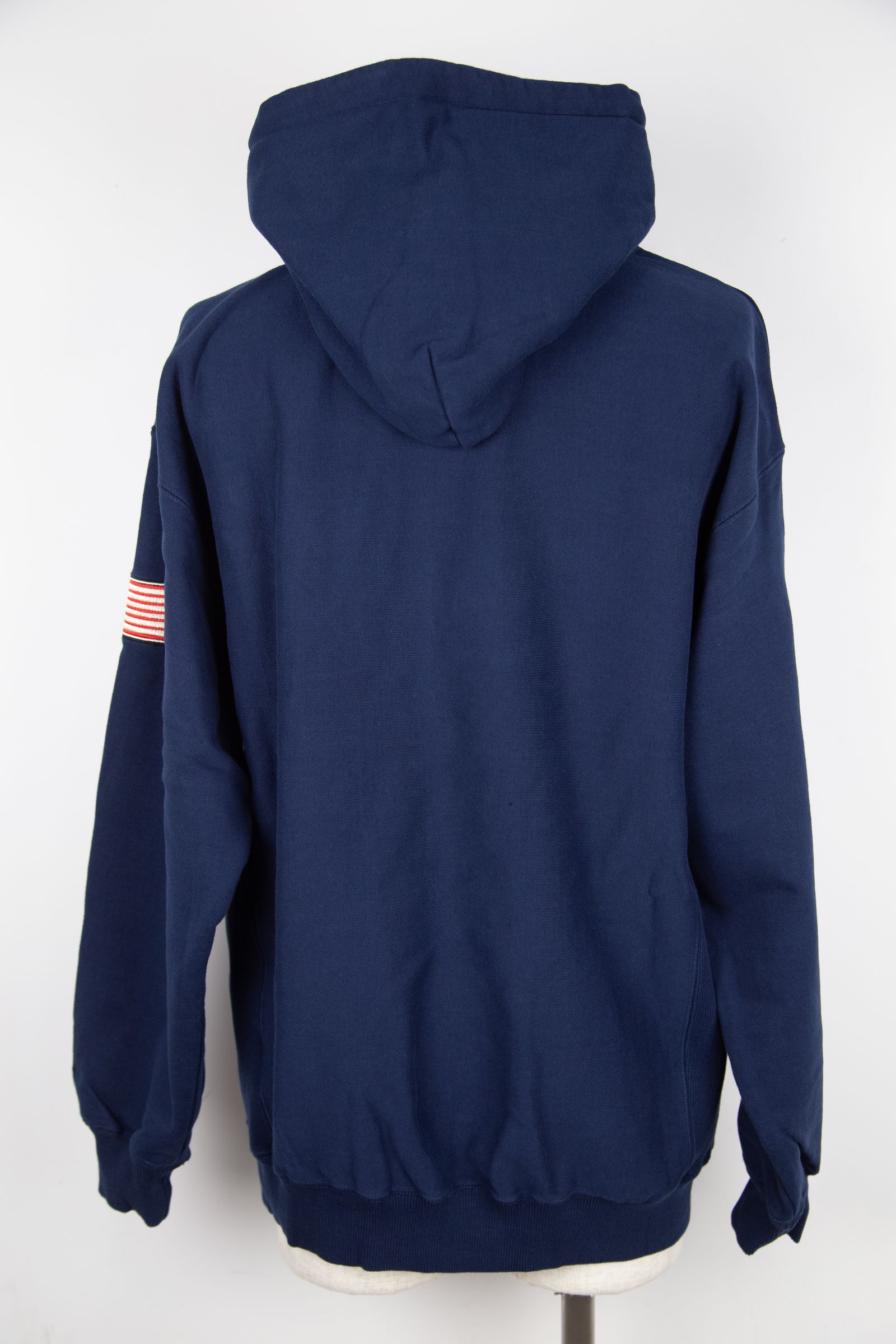 XLARGE - XL LABEL SOUVENIR HOODED SWEAT / バーガンディー | Tempt