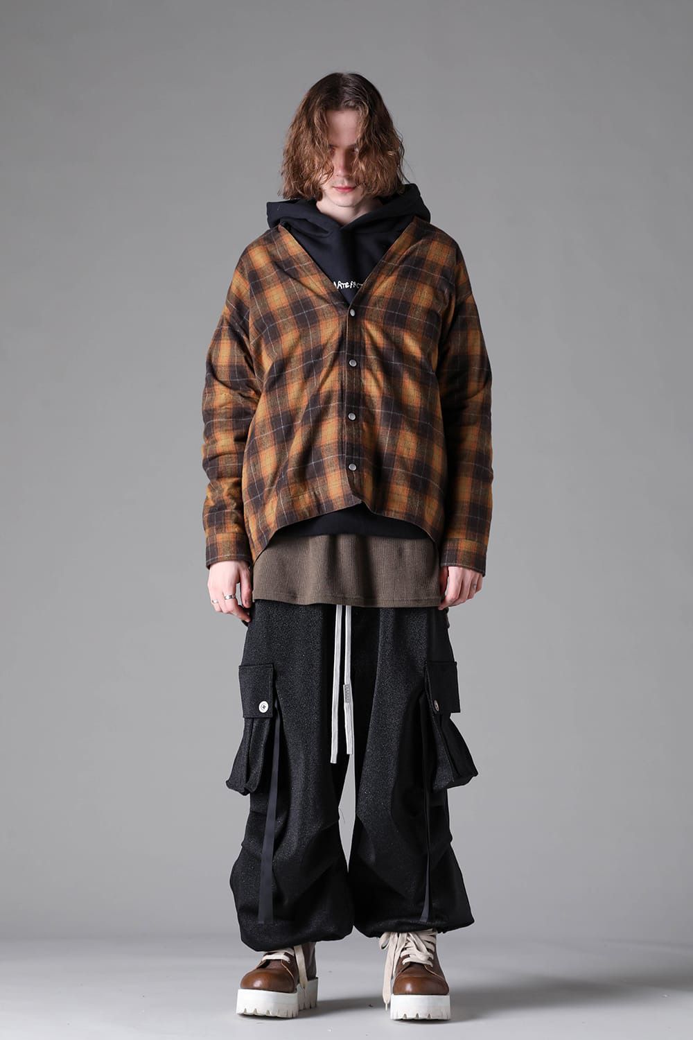 Plaid Cardigan Shirts