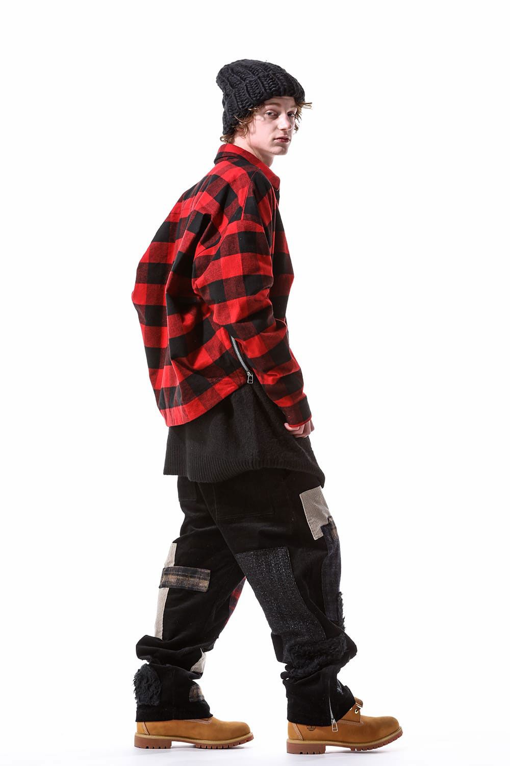 Patch Work Skater Pants