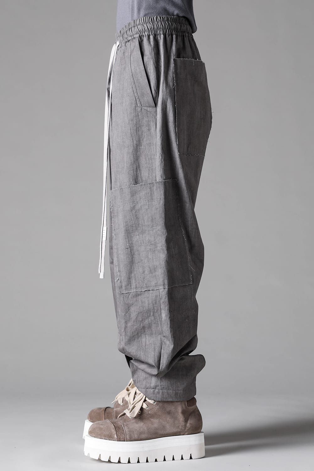 Sumi Dyed Wide Tapered Pants