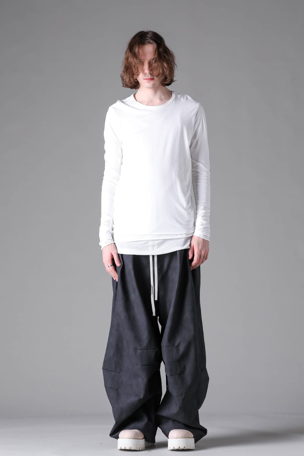 Layered Crew-Neck Log Sleeve