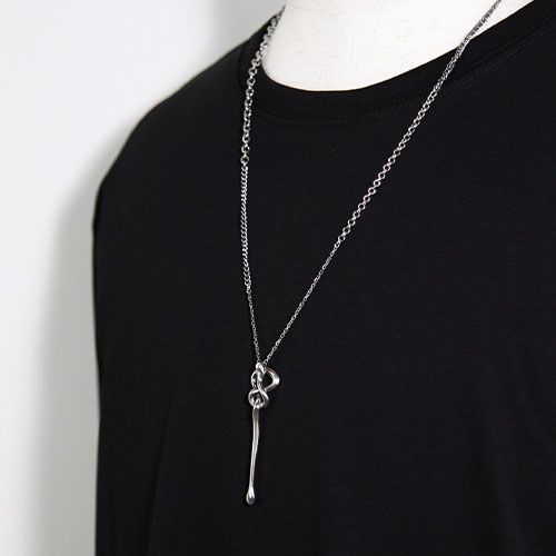”ロングタイプ” ステルスネックレス / シルバー / LONG STEALTH NECKLACE / Silver