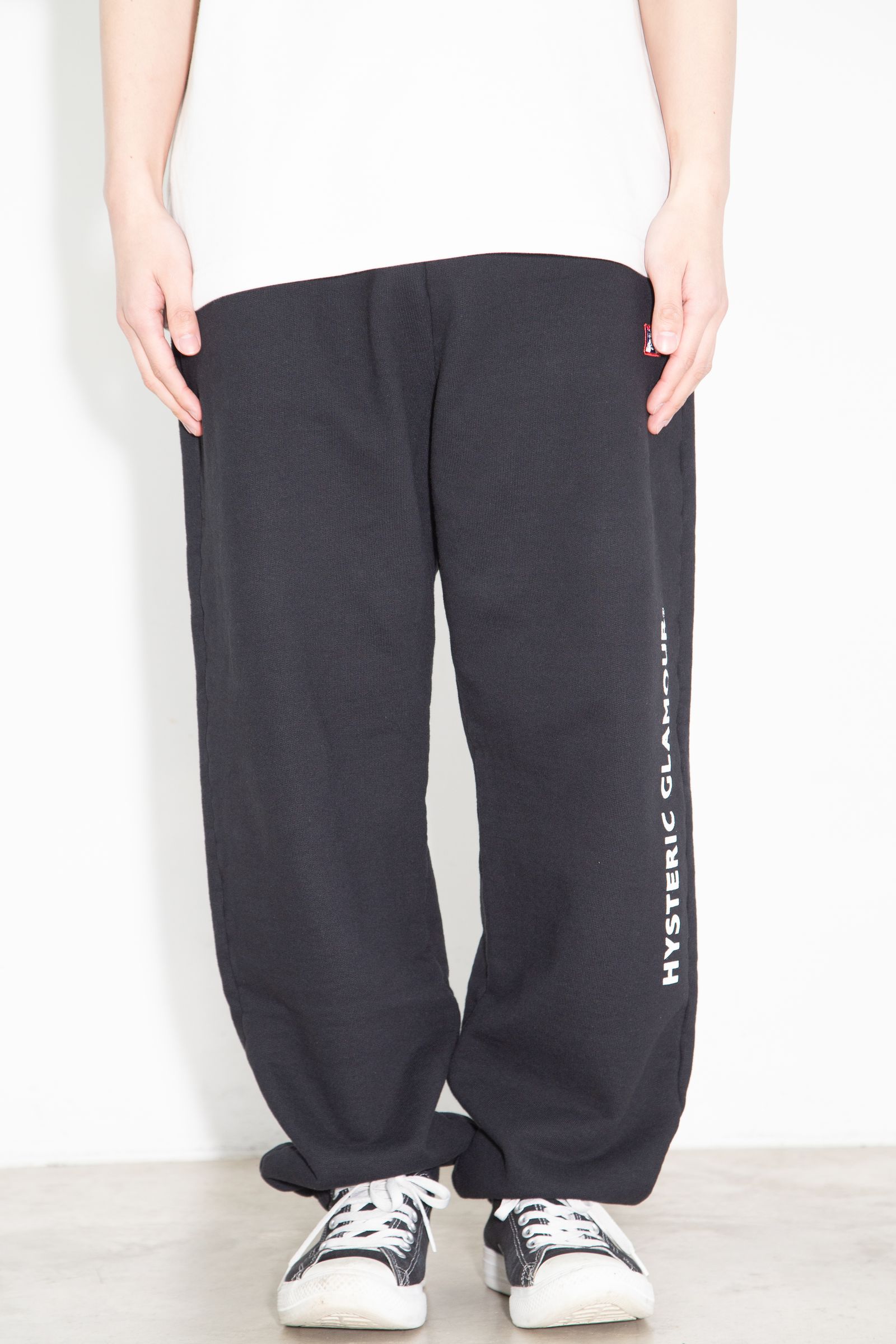 HYS LOGO スウェットパンツ / ブラック