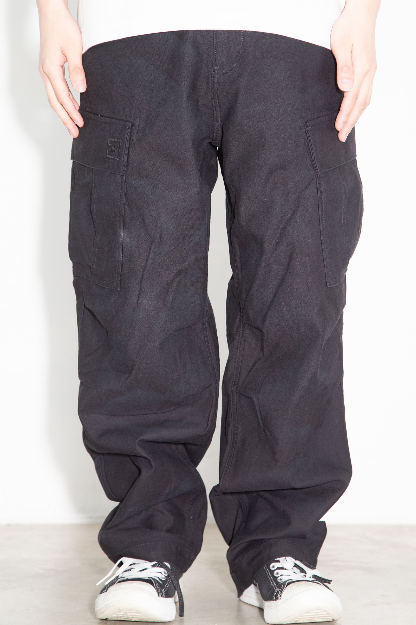 6-POCKET ARMY BAGGY PANTS / ブラック