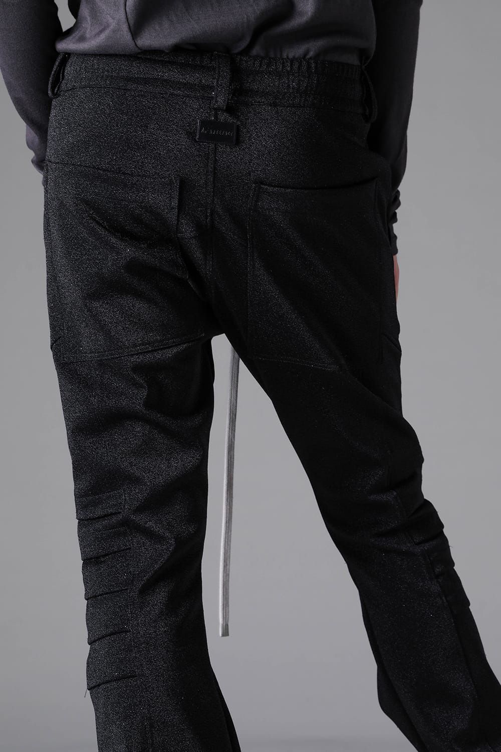 Lurex Multi-Panel Flared Pants