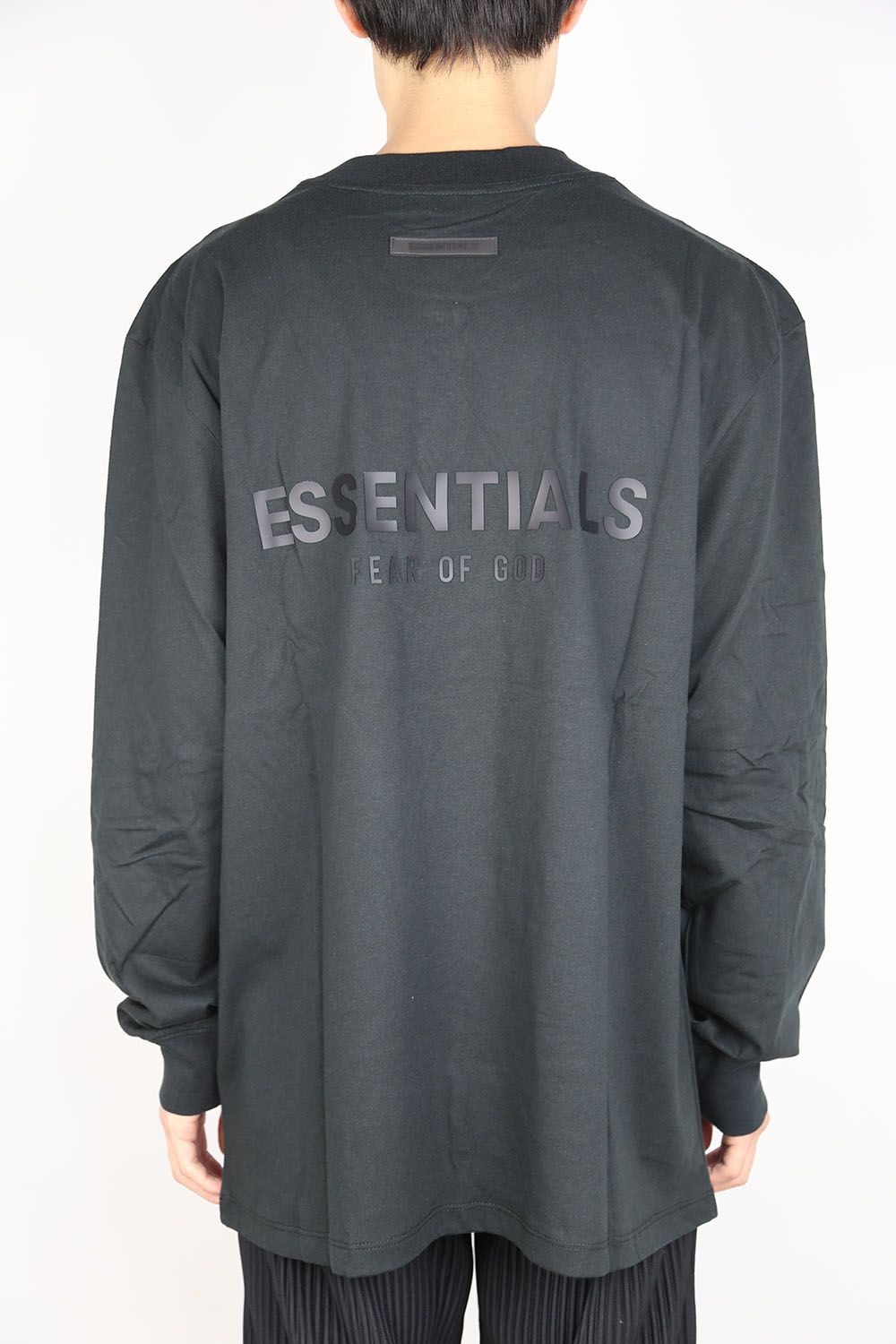 FOG ESSENTIALS - 21SS BACK LOGO L/S TEE (RUBBER) / トープ | Tempt