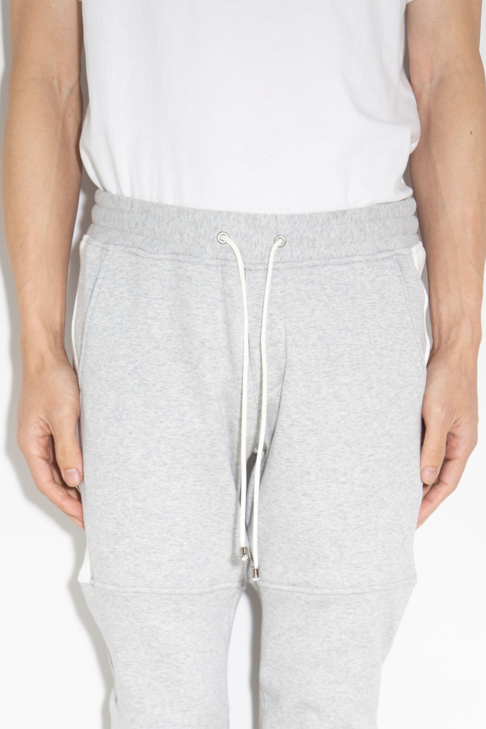 【人気継続商品】 Velours fleece SLASH LINE PT / グレー