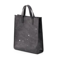 タテ型トートバッグ MM / ブラックカモ