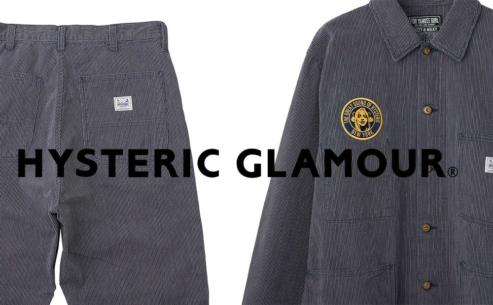 HYSTERIC ECHO DREAM刺繍 カバーオールジャケット