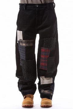 Patch Work Skater Pants