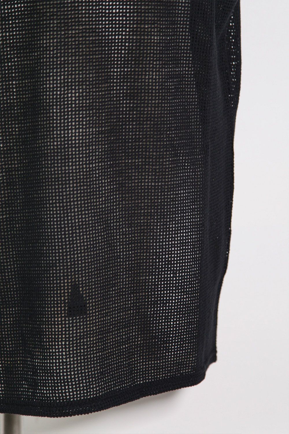[ラスト1点 サイズ1] メッシュニットタンクトップ / Mesh Knit Tank Top / ブラック / ag-11100