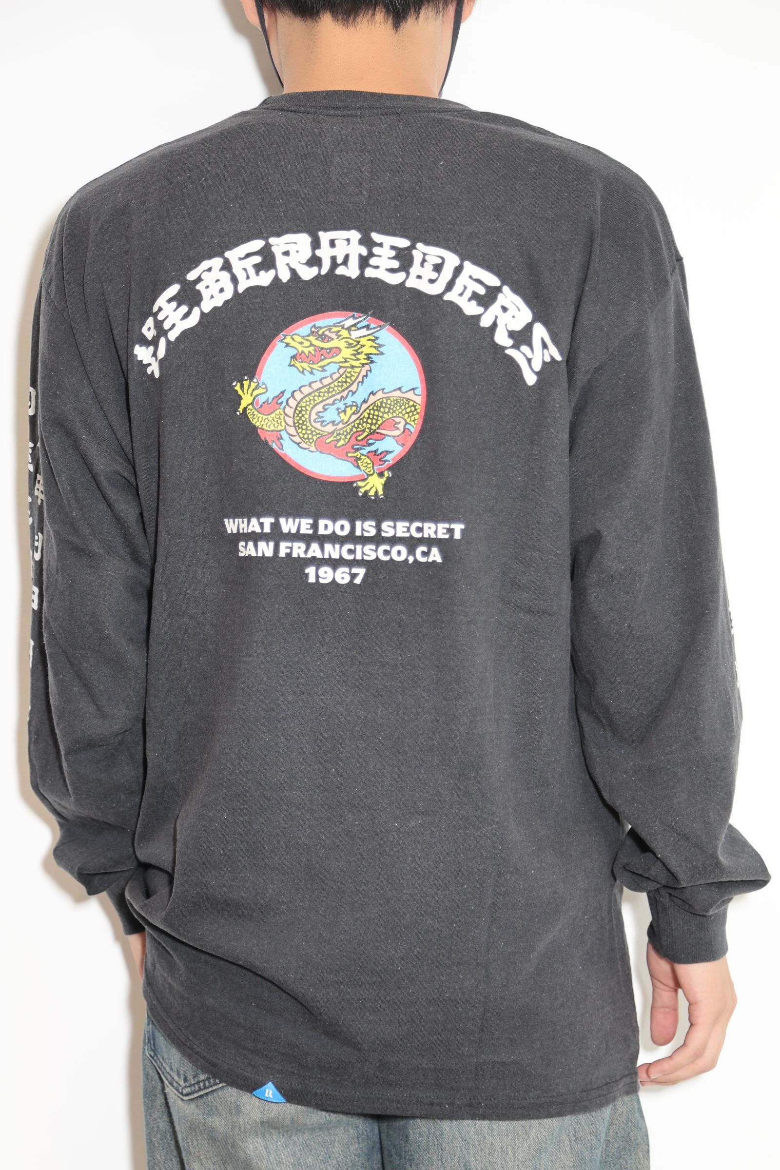 DRAGON L/S TEE / ブラック