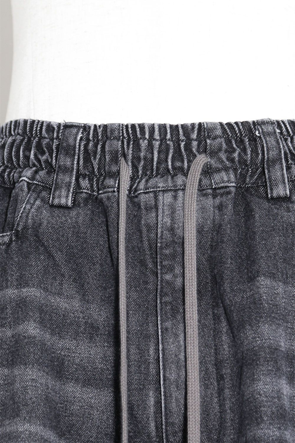スーパーワイドデニム / Denim Wide Pants / ダメージブラック / ag-8062-1
